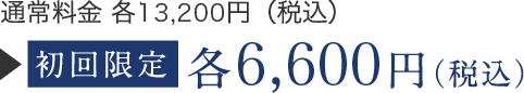 初回限定各6,600円